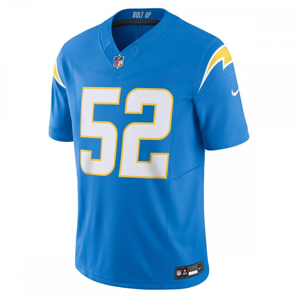 Khalil Mack Los Angeles Chargers Nike Vapor F.U.S.E. Limited Jersey - Powder Blue-Profan Arena